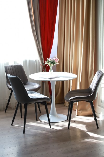 Стул Майлз нубук серый №12