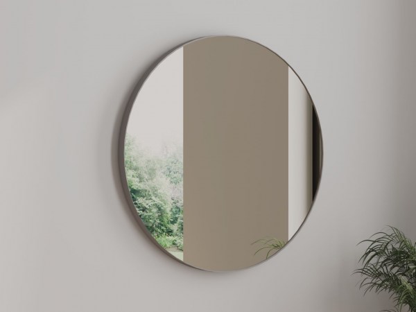 Зеркало навесное DOMENICA LUS Глиняный серый/ Дуб сильвержек ореховый
