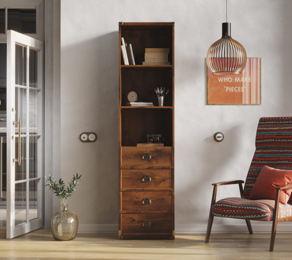 Стеллаж ИНДИАНА JREG 4so/50 Дуб саттер