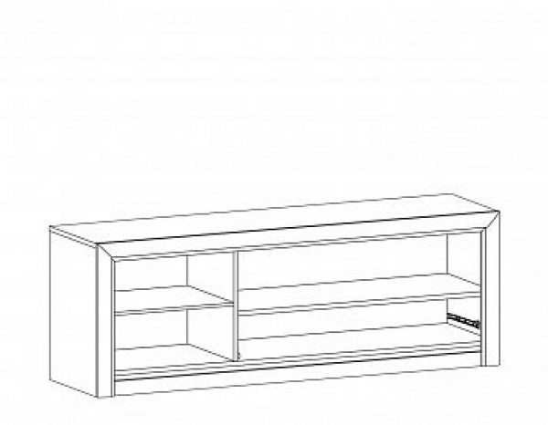 Тумба под телевизор КОЕН RTV1D1S Ясень