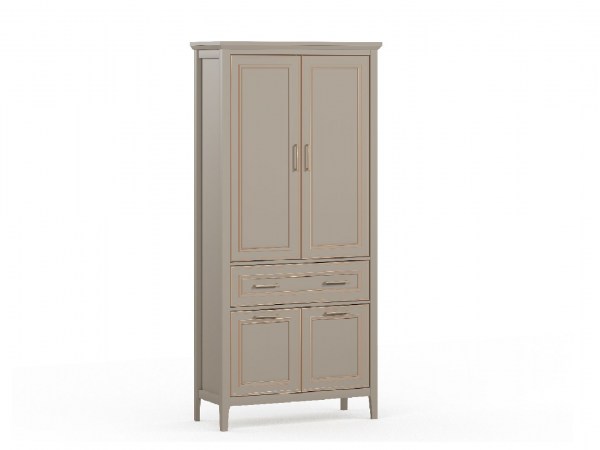 Стеллаж CLASSIC REG4D1S Глиняный серый