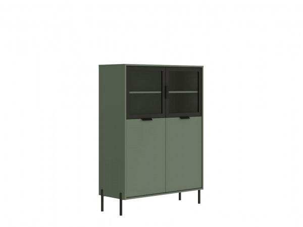 Витрина PALOMA REG2W2D/140 Дымчатый зеленый