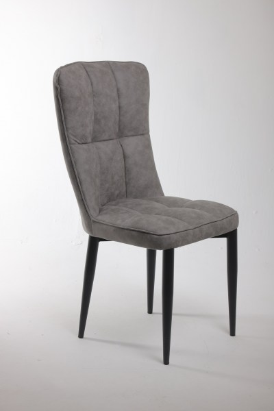 Стул Чарльз нубук серый №10