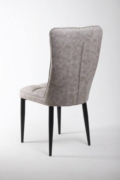 Стул Чарльз нубук серо-бежевый №2