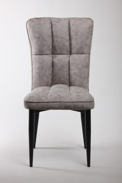 Стул Чарльз нубук серо-бежевый №2