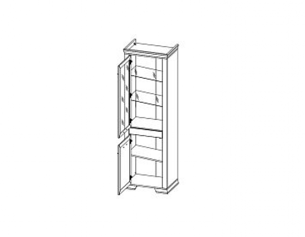Витрина Marselle REG1W1DL Ясень снежный