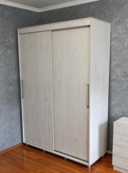 Шкаф - купе КОМФОРТ-12 ПРАЙМ 1,5м  Дуб Крафт белый