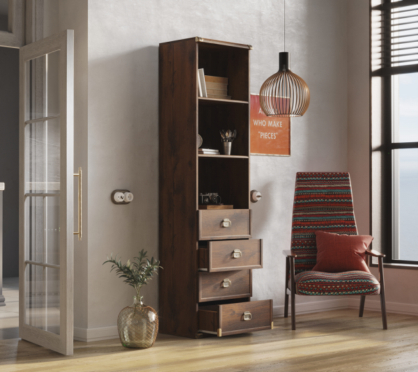 Стеллаж ИНДИАНА JREG 4so/50 Дуб саттер