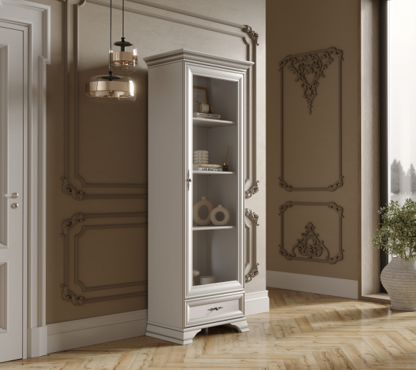 Витрина KENTAKI REG1W1S Белый
