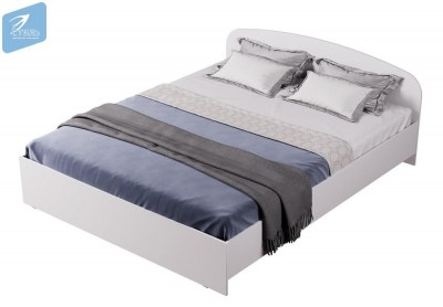 Кровать Кровать 1640 мм  Белый (Гладкий)