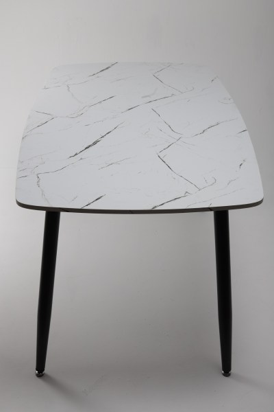 Стол Льюи белый мрамор