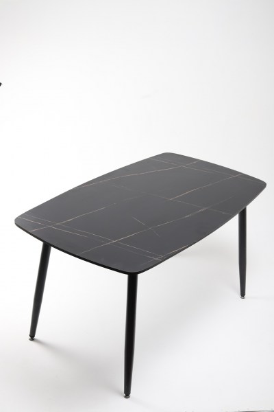 Стол Льюи черный мрамор