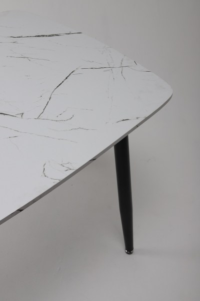 Стол Льюи белый мрамор