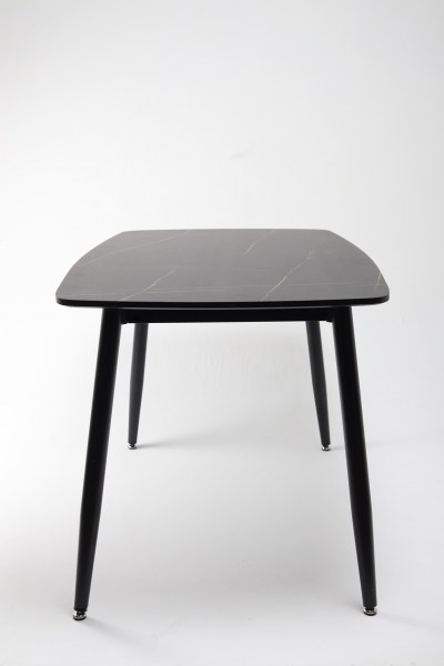 Стол Льюи черный мрамор