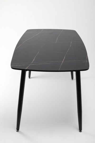 Стол Льюи черный мрамор