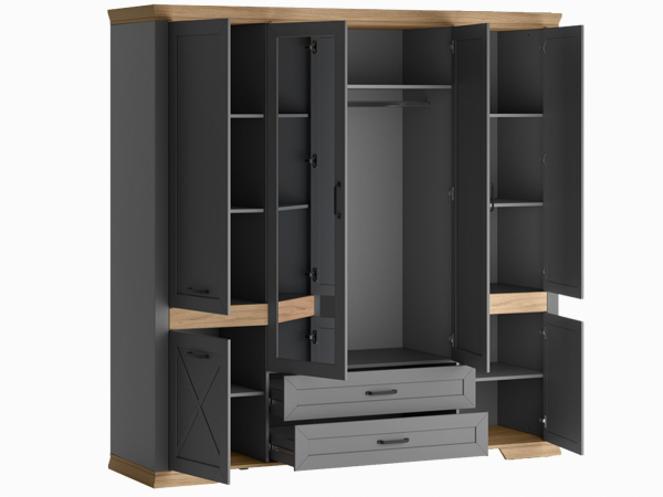 Шкаф MARSELLE SZF6D2S Дымчатый алмаз