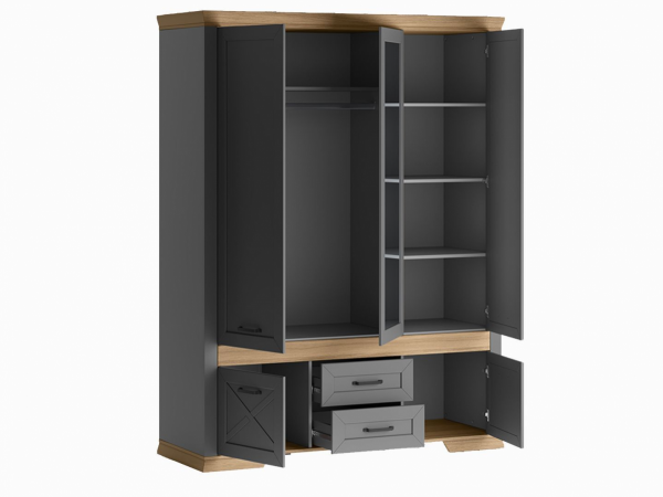 Шкаф MARSELLE SZF5D2S Дымчатый алмаз