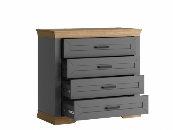 Комод MARSELLE KOM4S Дымчатый алмаз