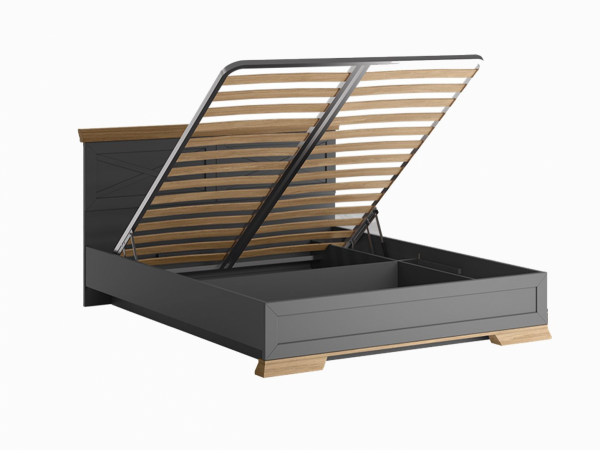 Кровать с подъёмным механизмом MARSELLE LOZ160х200 Дымчатый алмаз