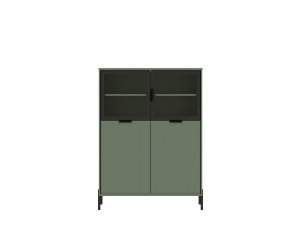 Витрина PALOMA REG2W2D/140 Дымчатый зеленый