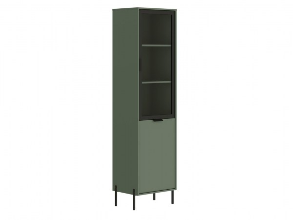 Витрина PALOMA REG1W1D Дымчатый зеленый