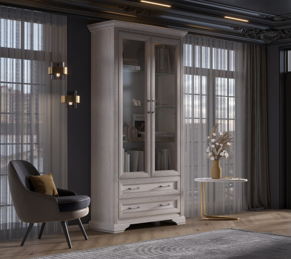 Витрина STYLIUS REG2W2S Лиственница сибирская