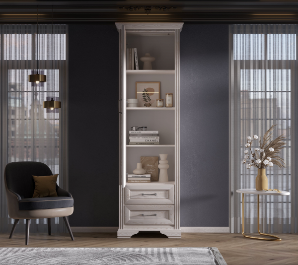 Стеллаж STYLIUS REG1D2S Лиственница сибирская