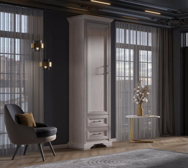 Стеллаж STYLIUS REG1D2S Лиственница сибирская