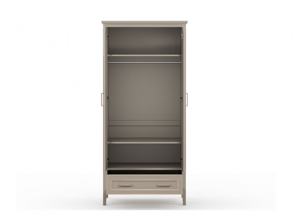 Шкаф CLASSIC SZF2D1S Глиняный серый