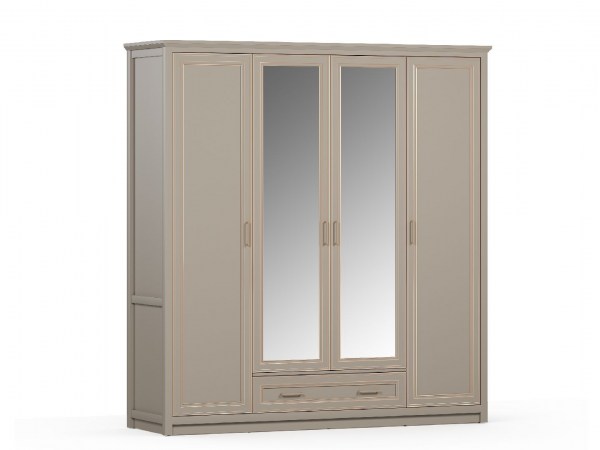 Шкаф CLASSIC SZF4D1S Глиняный серый