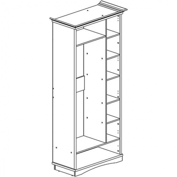 Шкаф Турин П7.036.1.19 Сосна карелия