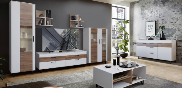 Модульная гостиная Ариста zestaw Беж Нубук