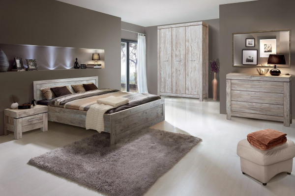 Модульный спальный гарнитур Гранде br Дуб Юкон