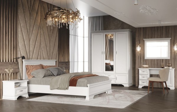 Модульный спальный гарнитур KENTAKI br_3 белый