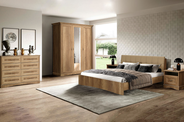 Модульный спальный гарнитур Турин br Дуб Каньон